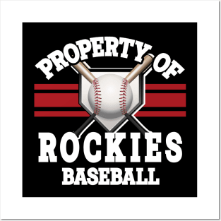 Proud Name Rockies Graphic Property Vintage Baseball Posters and Art